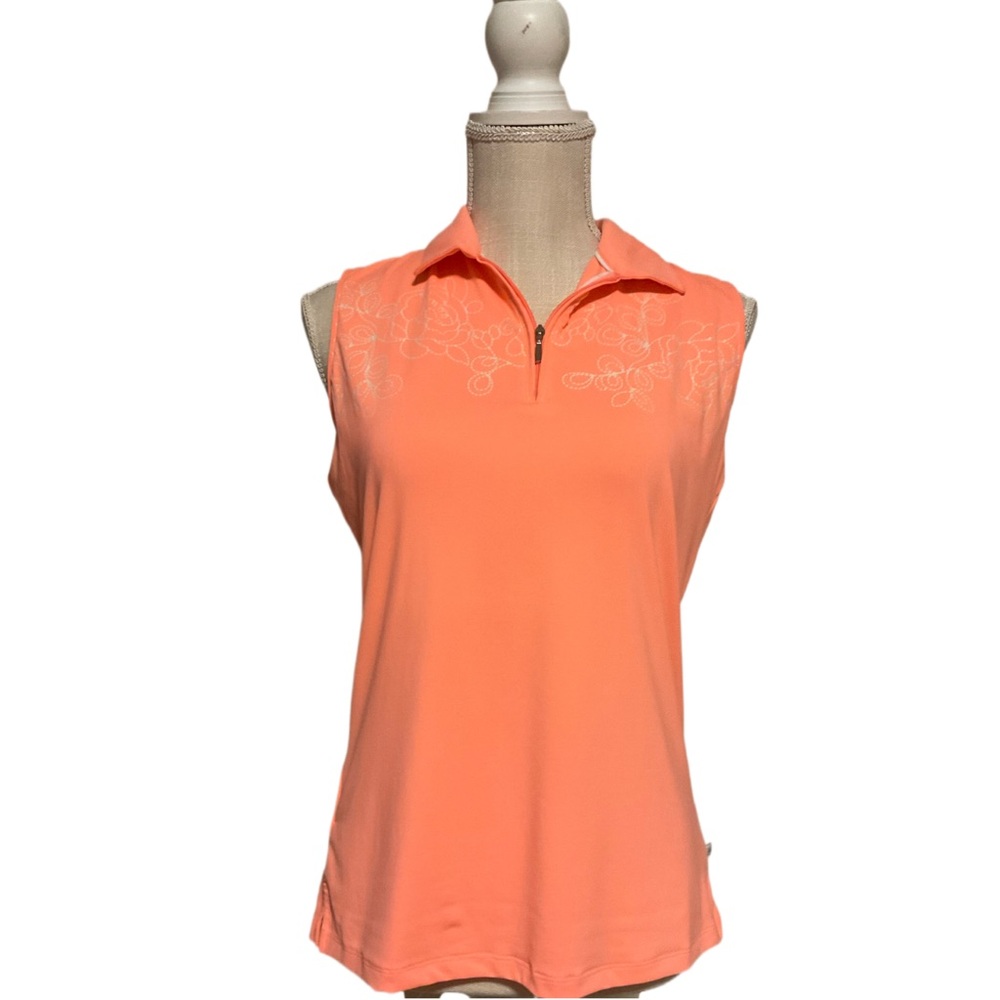 Lady Hagen Peach Golf / Running / Tennis / Jogging / Walking Shirt size small